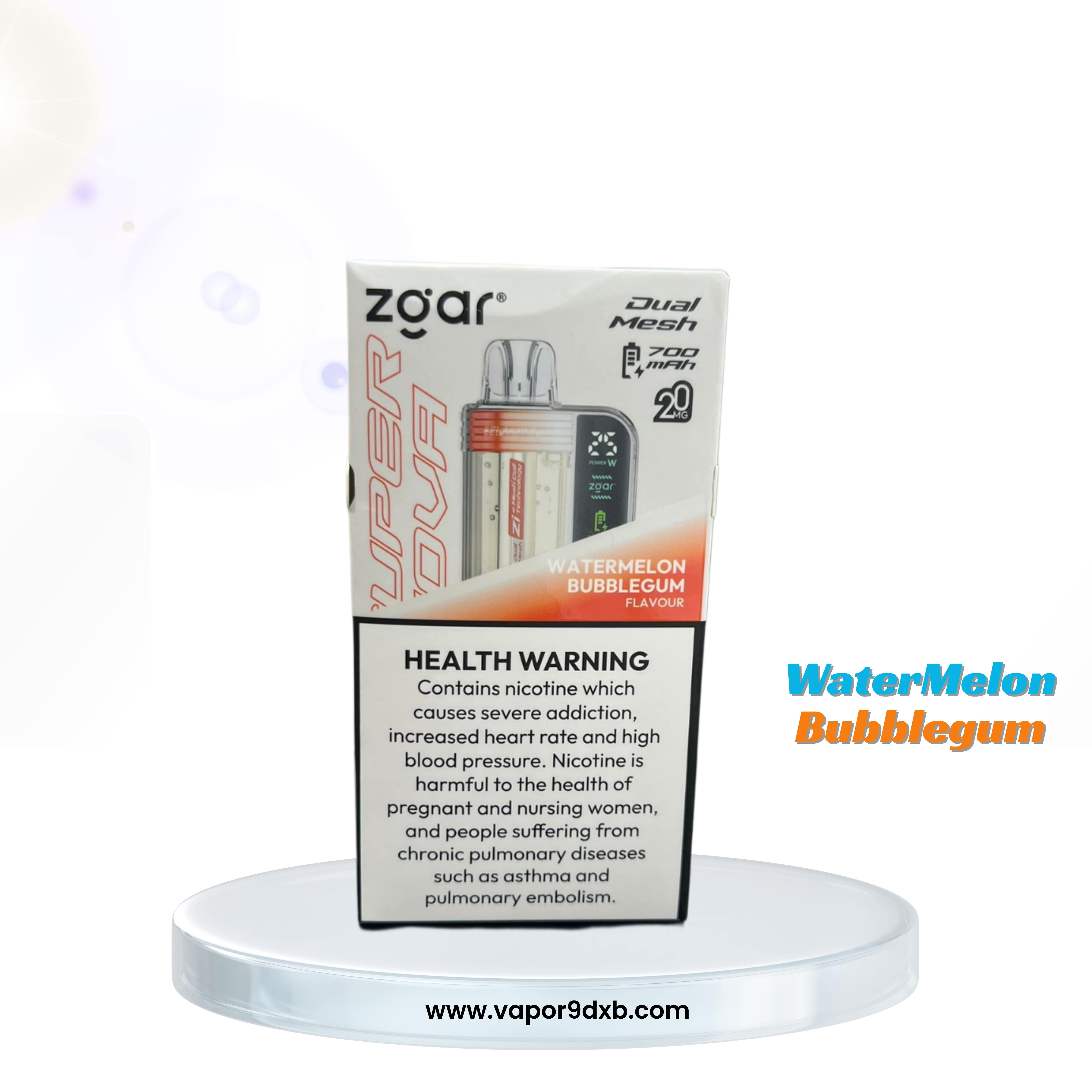 ZGAR Supernova 30000 Puffs 2% (20mg) 18ml Disposable Vape | Buy in Dubai flavor image