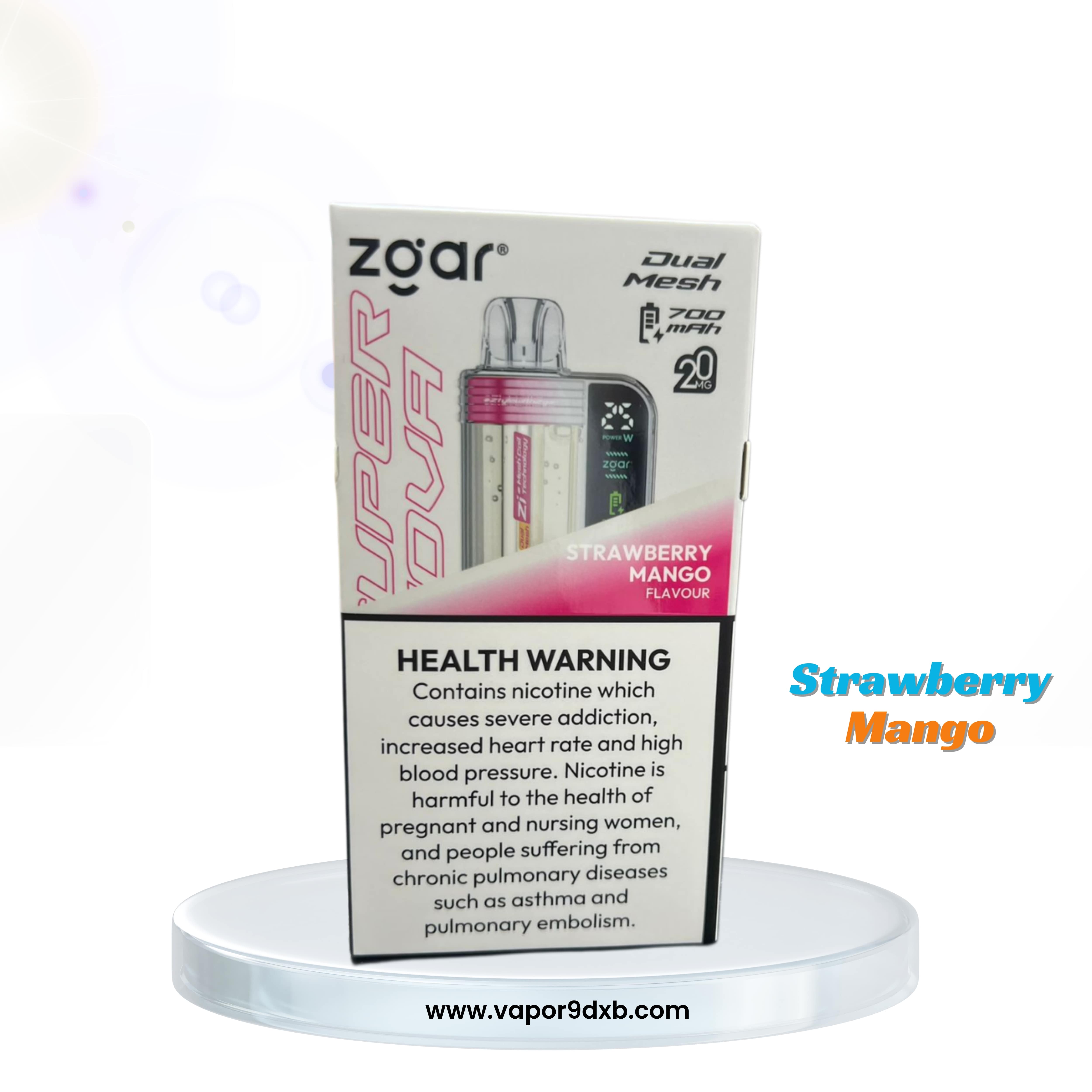 ZGAR Supernova 30000 Puffs 2% (20mg) 18ml Disposable Vape | Buy in Dubai flavor image