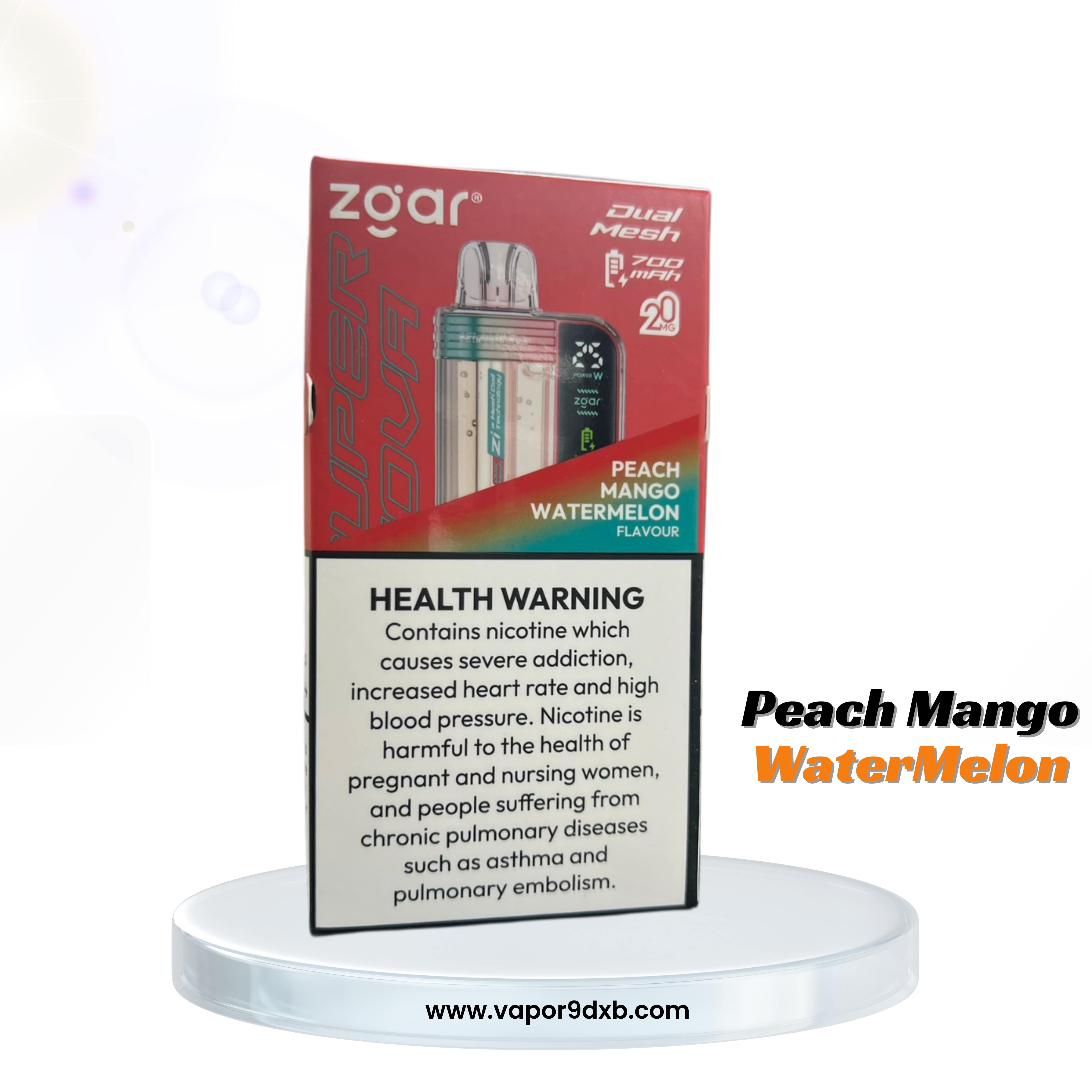 ZGAR Supernova 30000 Puffs 2% (20mg) 18ml Disposable Vape | Buy in Dubai flavor image