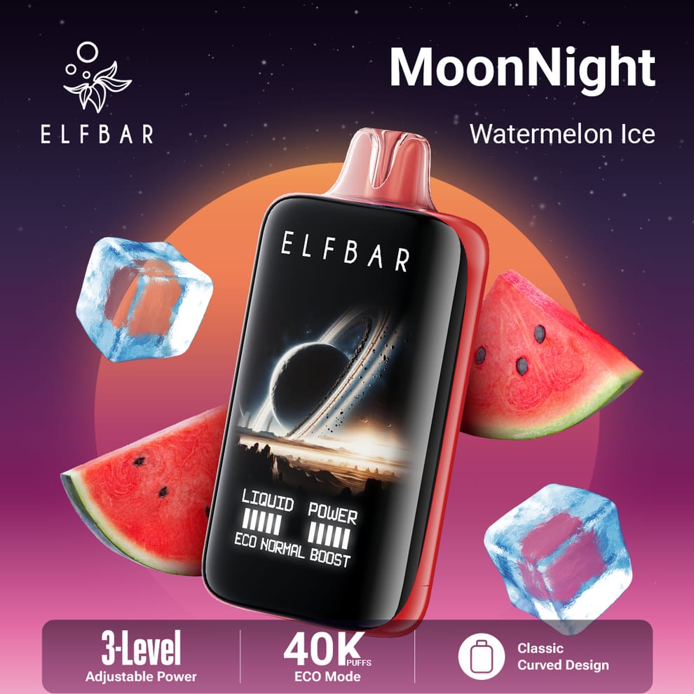 Elfbar Moonnight 40K Puffs Disposable Vape – 50mg/5% Nicotine – Dubai Edition flavor image