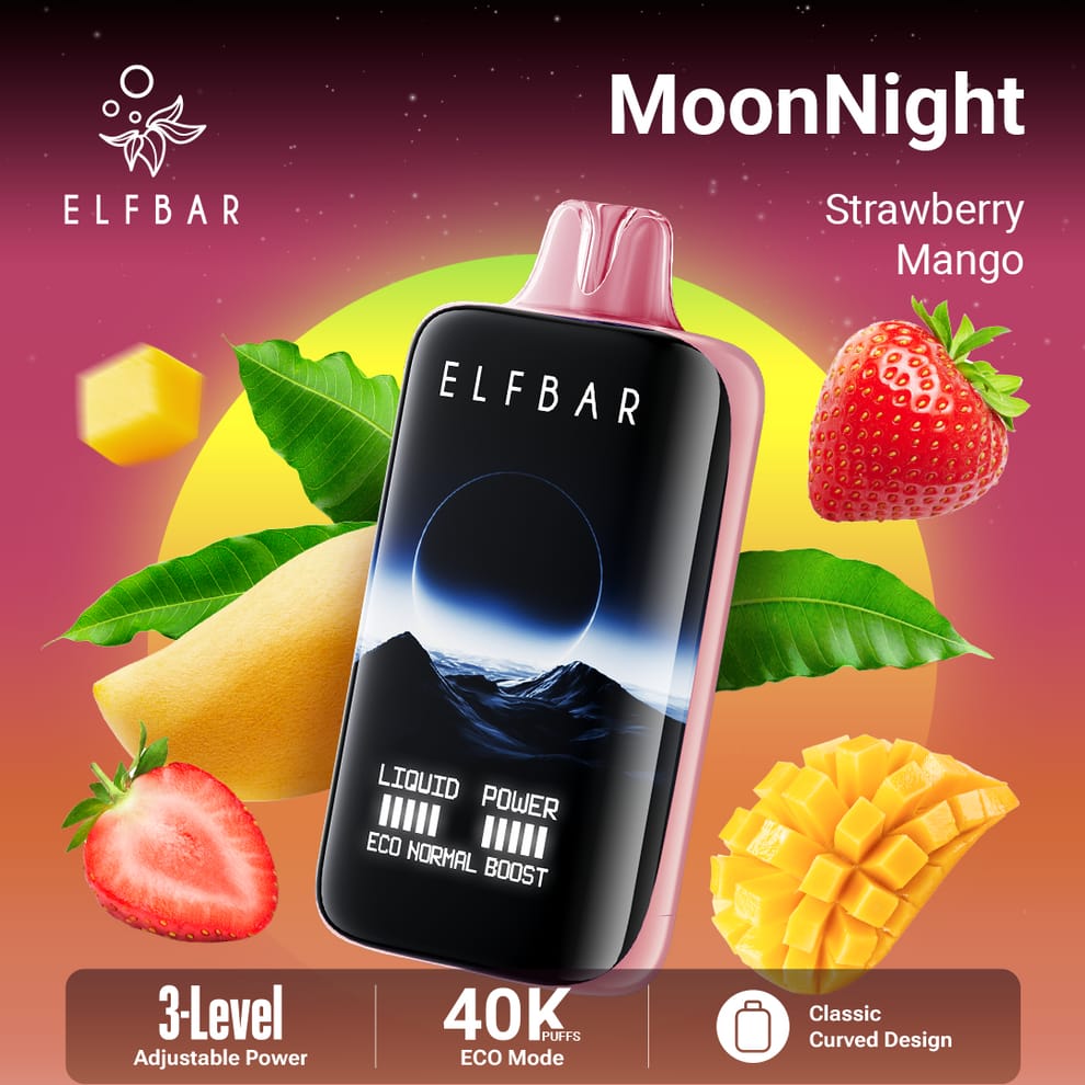 Elfbar Moonnight 40K Puffs Disposable Vape – 50mg/5% Nicotine – Dubai Edition flavor image