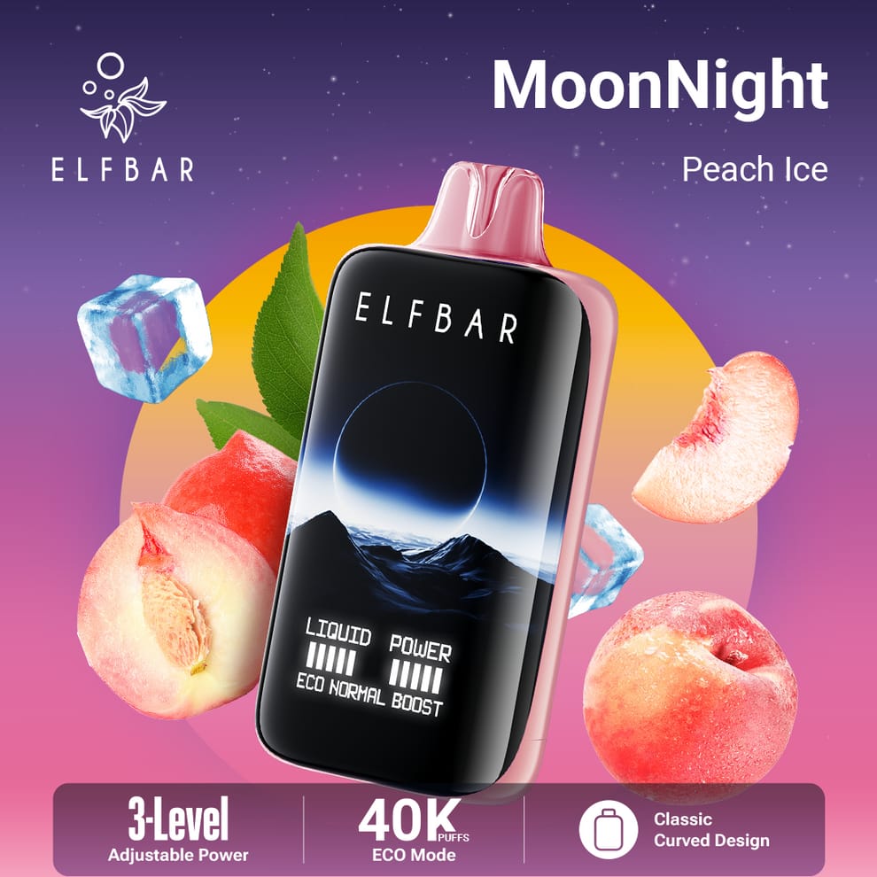 Elfbar Moonnight 40K Puffs Disposable Vape – 50mg/5% Nicotine – Dubai Edition flavor image