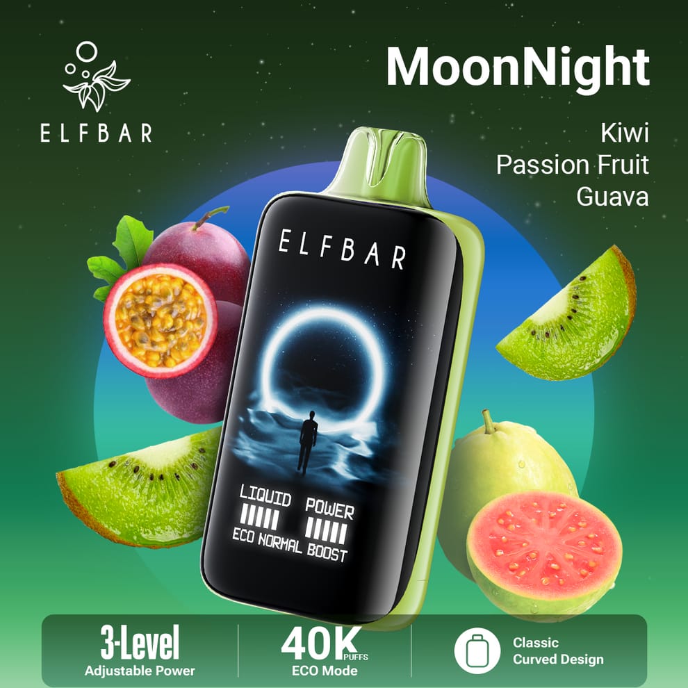 Elfbar Moonnight 40K Puffs Disposable Vape – 50mg/5% Nicotine – Dubai Edition flavor image