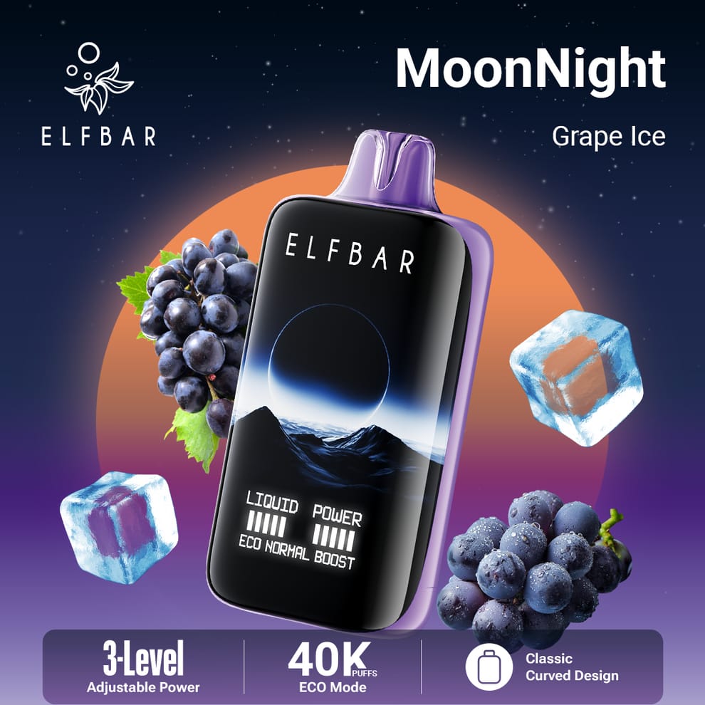 Elfbar Moonnight 40K Puffs Disposable Vape – 50mg/5% Nicotine – Dubai Edition flavor image