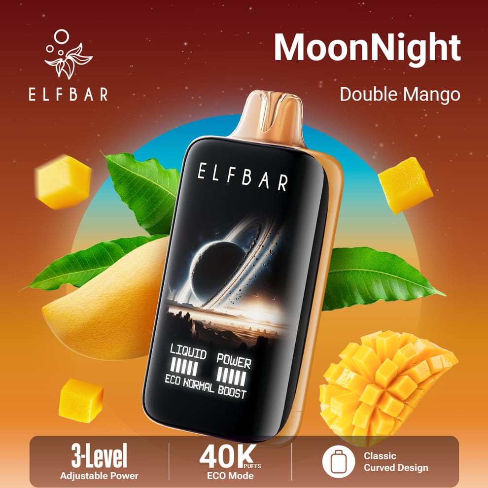 Elfbar Moonnight 40K Puffs Disposable Vape – 50mg/5% Nicotine – Dubai Edition flavor image