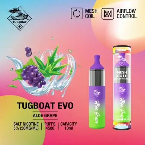Tugvoat Evo 4,500 Puffs Disposable Vape – 50mg Nicotine | UAE flavor image