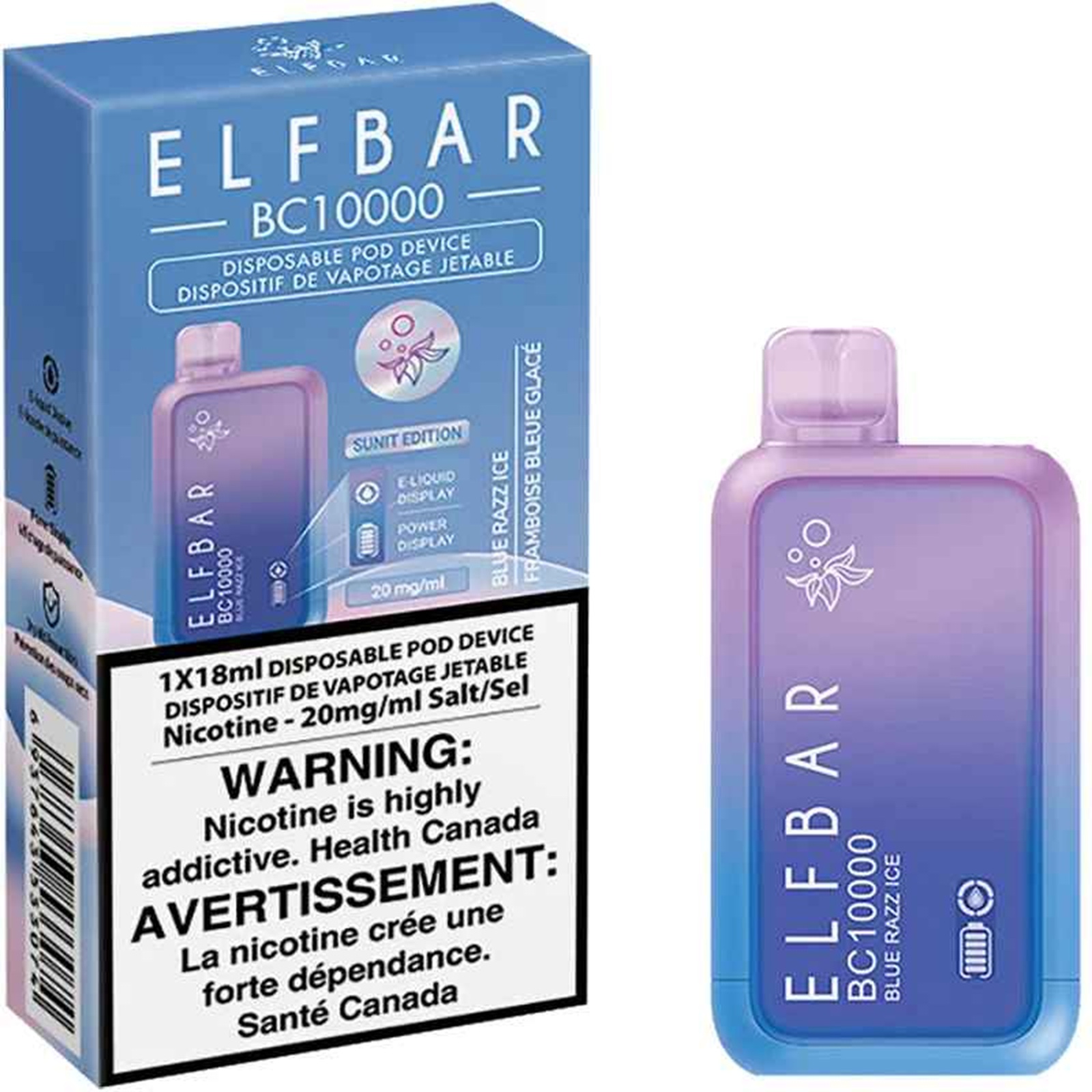 ELF BAR BC10000 Disposable Vape – 50mg Nicotine, 10000 Puffs, UAE flavor image