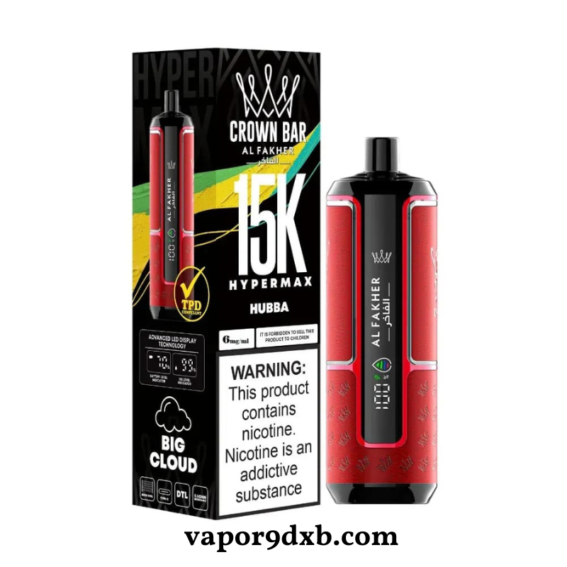 Al Fakher Hypermax 15000 Puffs Disposable Vape – 6mg Nicotine | Dubai UAE flavor image