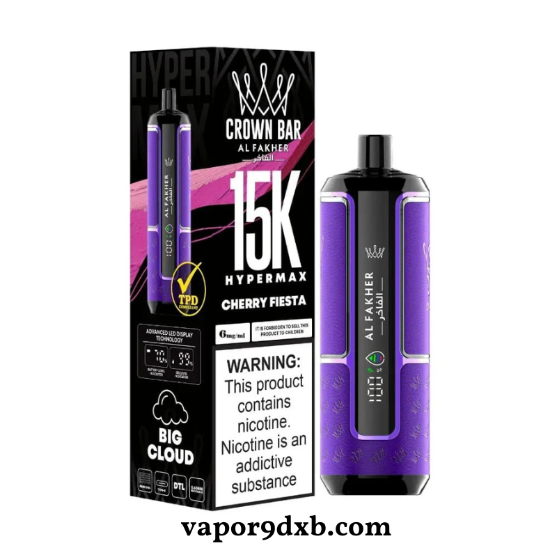 Al Fakher Hypermax 15000 Puffs Disposable Vape – 6mg Nicotine | Dubai UAE flavor image