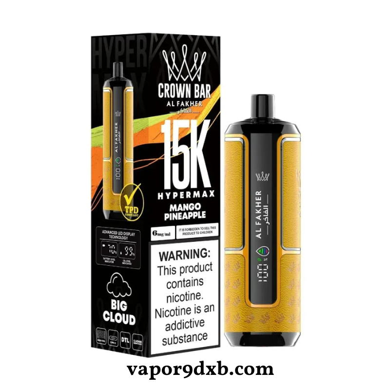 Al Fakher Hypermax 15000 Puffs Disposable Vape – 6mg Nicotine | Dubai UAE flavor image