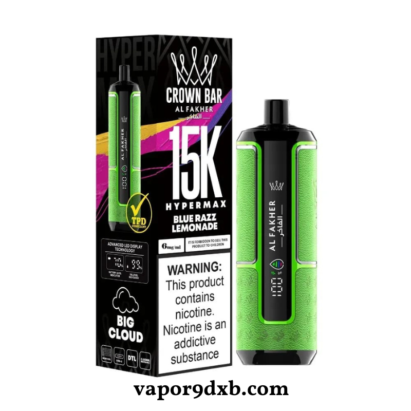 Al Fakher Hypermax 15000 Puffs Disposable Vape – 6mg Nicotine | Dubai UAE flavor image