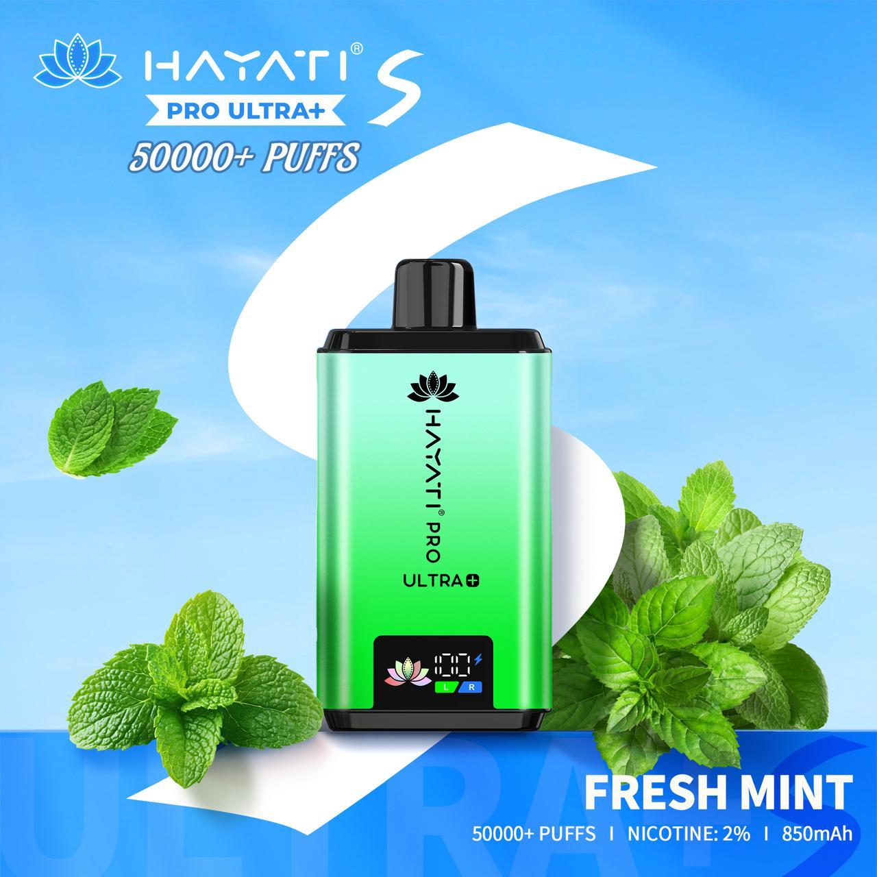 Hayati Pro Ultra+ 50000 Puffs Disposable Vape 50mg in Dubai UAE flavor image