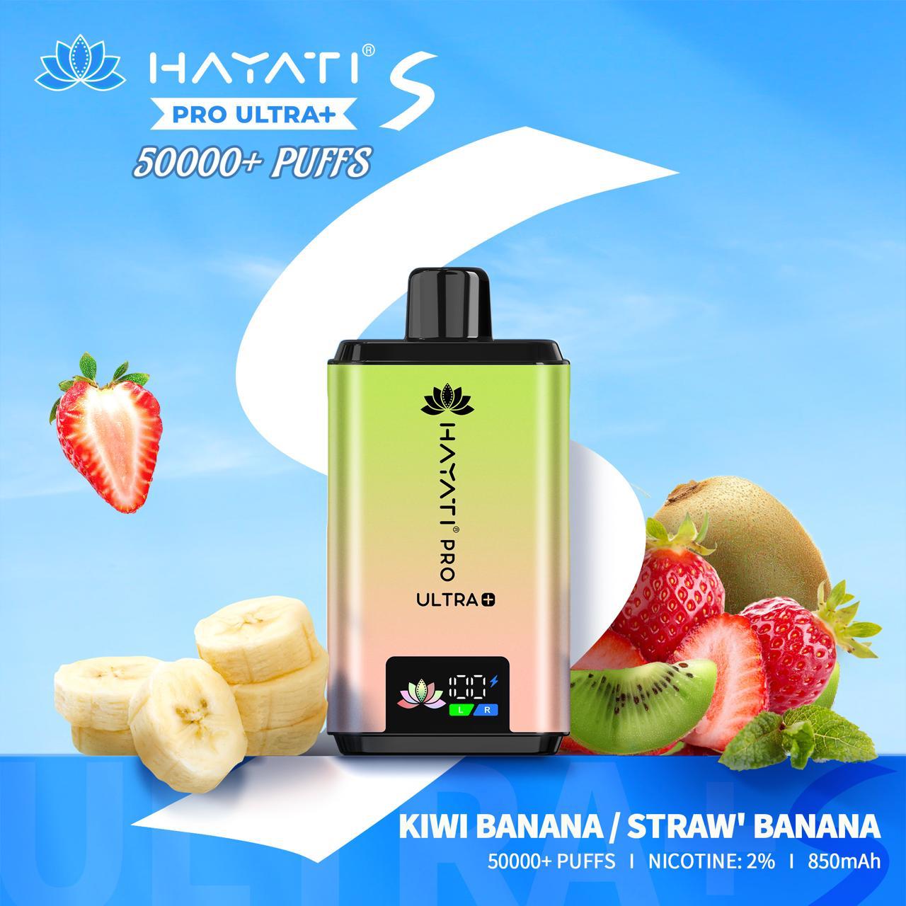 Hayati Pro Ultra+ 50000 Puffs Disposable Vape 50mg in Dubai UAE flavor image